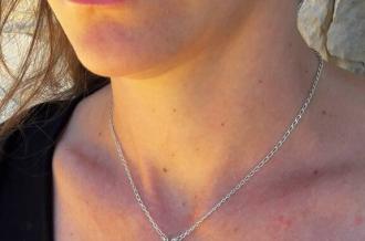 Collier argent