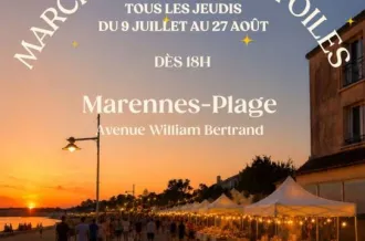 Marché nocturne à Marennes Plage_Marennes-Hiers-Brouage