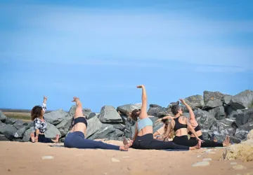 Find Your Tree - Yoga à la plage