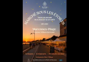 Marché nocturne à Marennes Plage_Marennes-Hiers-Brouage